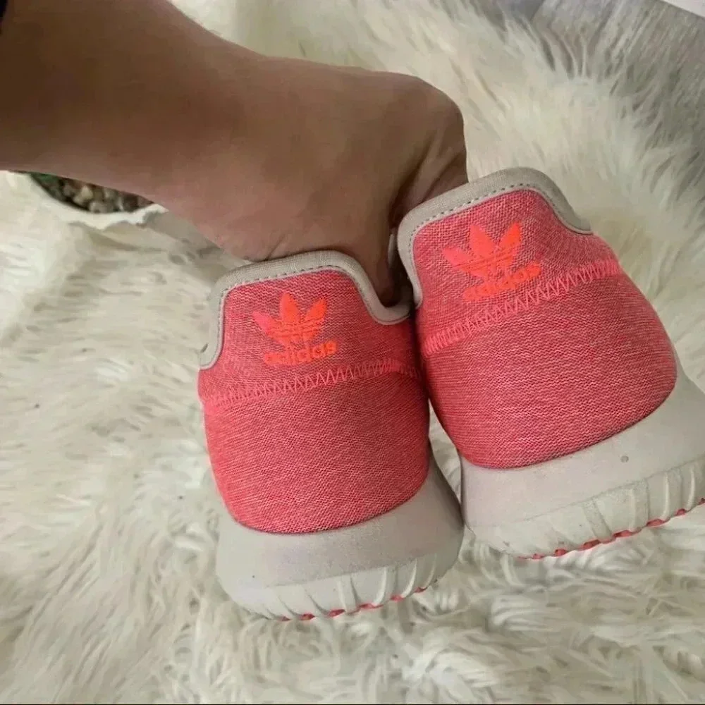 adidas Women's B22636 Tubular Shadow Sneakers, Aero Pink Sz 10